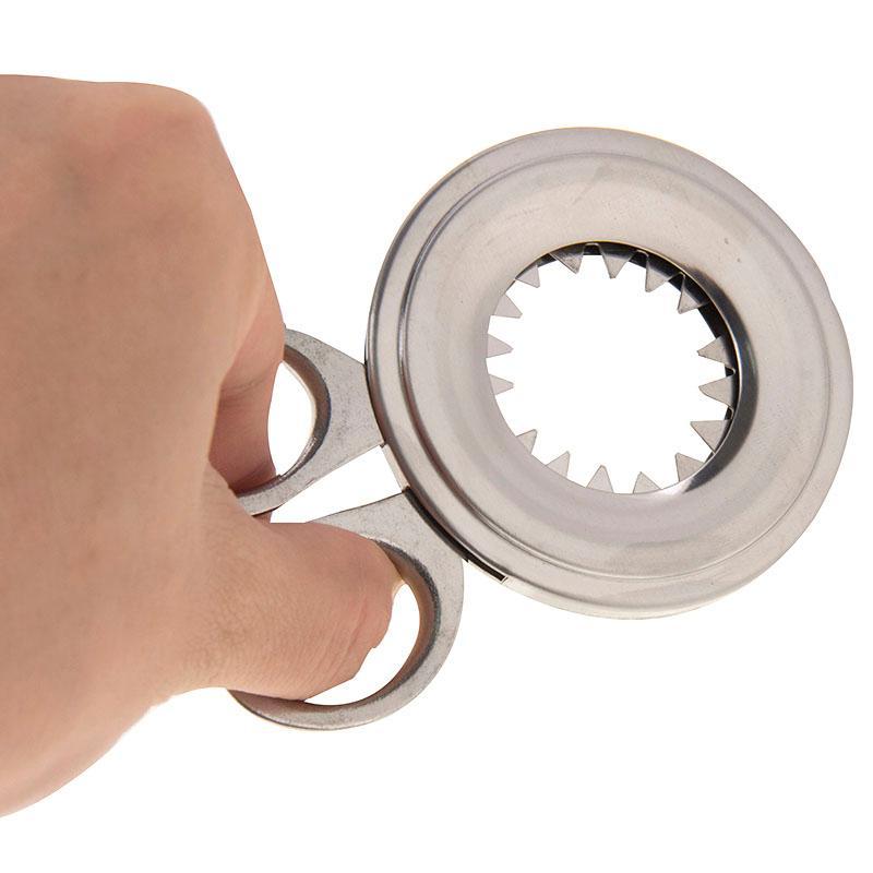 Premium Stainless Steel Boiled Egg Shell Cutter Egg Topper Kitchen Tool 3