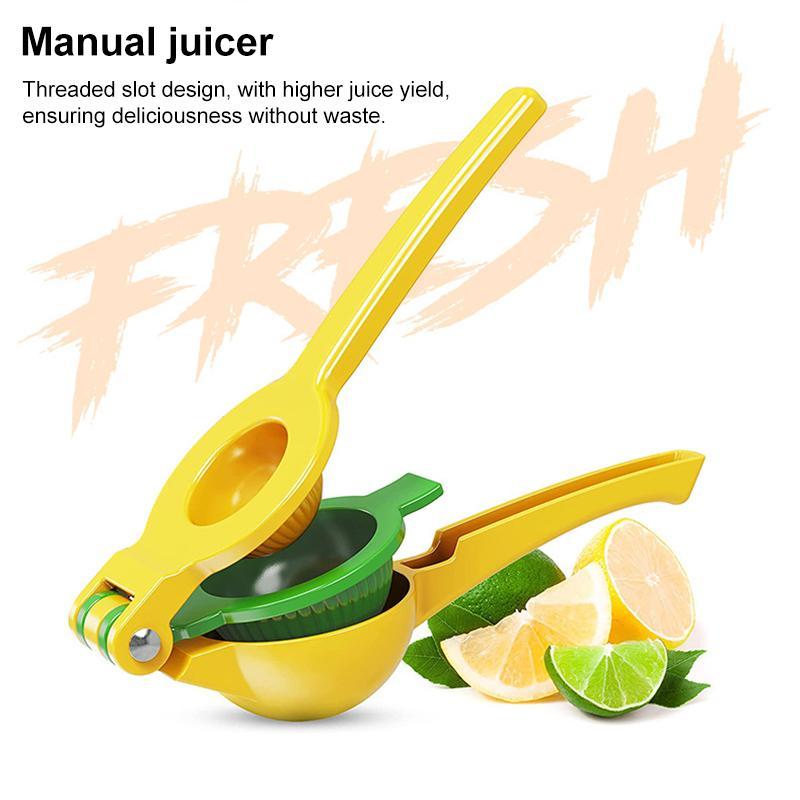 Premium Aluminum Alloy Manual Dual Layer Lemon Juicer For Fresh Citrus 2