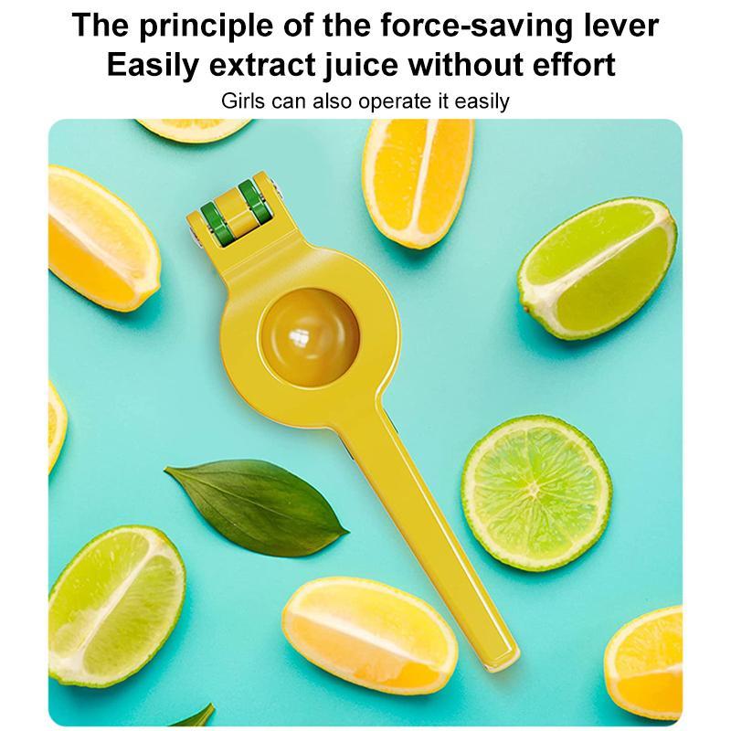 Premium Aluminum Alloy Manual Dual Layer Lemon Juicer For Fresh Citrus 5