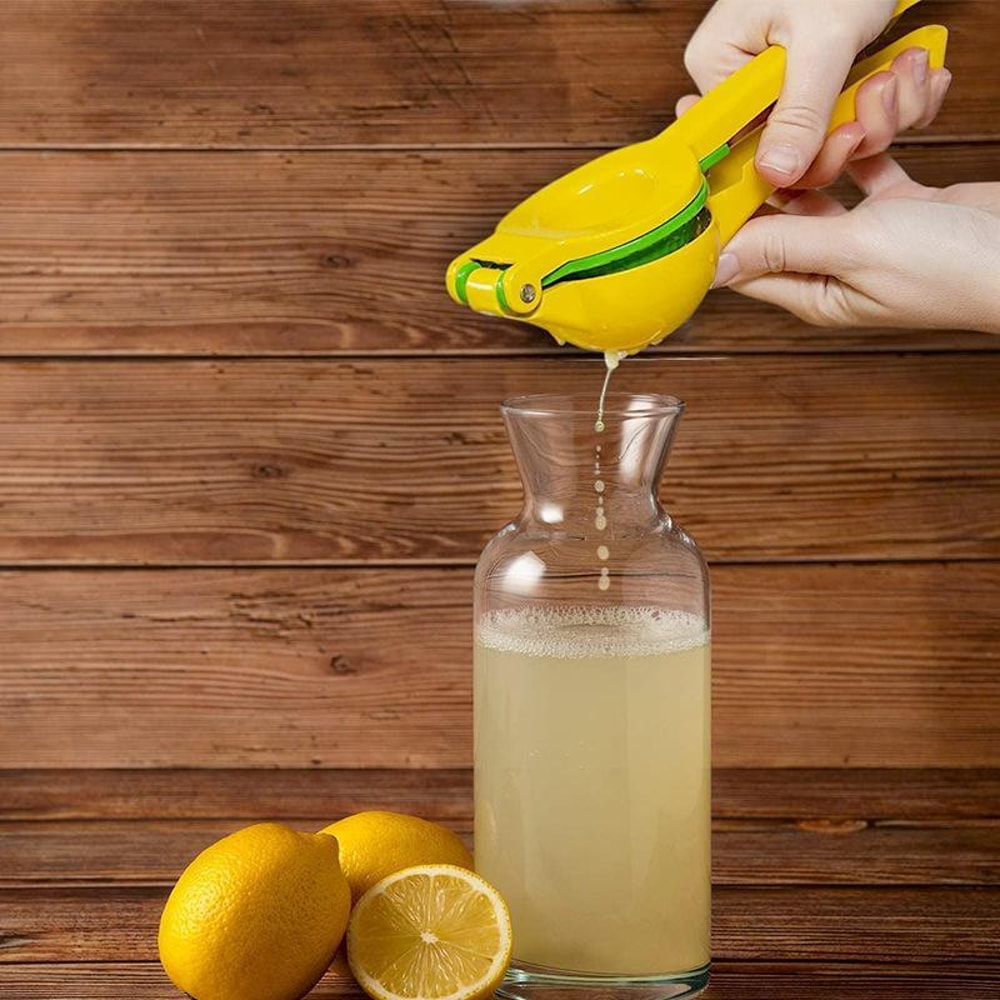 Premium Aluminum Alloy Manual Dual Layer Lemon Juicer For Fresh Citrus 8