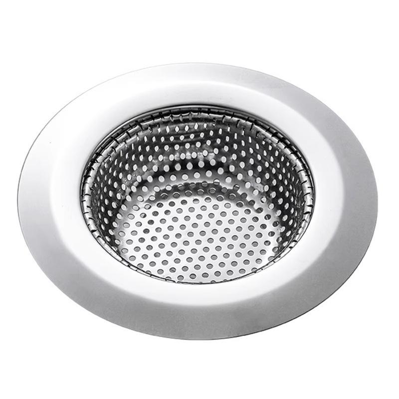 Wide Rim Stainless Steel Sink Strainer Kitchen Drain Filter Tool