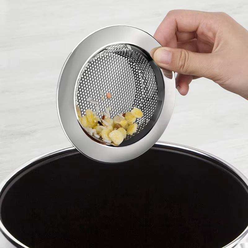 Wide Rim Stainless Steel Sink Strainer Kitchen Drain Filter Tool