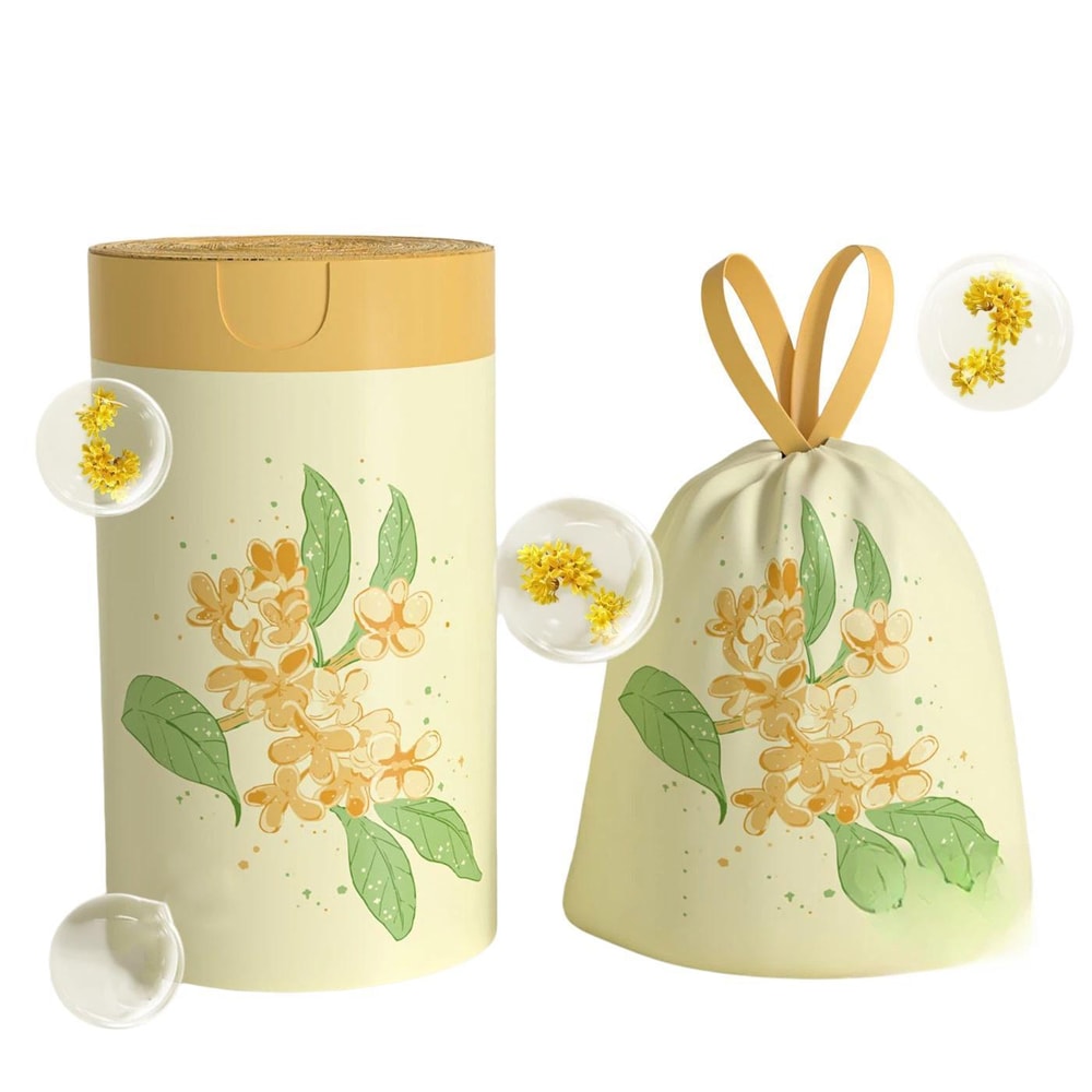 Heavy Duty Drawstring Garbage Bags with Tear Free Handles
