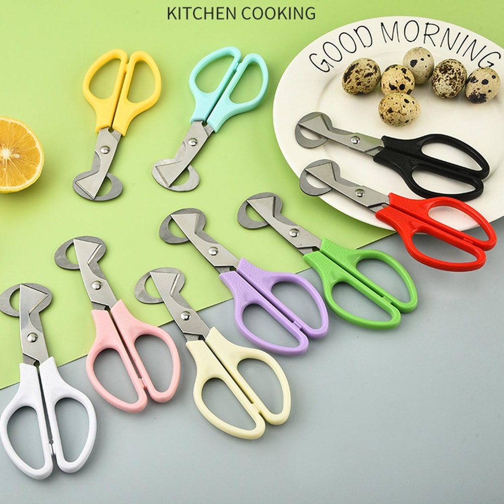 Premium Stainless Steel Quail Egg Scissors & Precision Egg Cutter Tool
