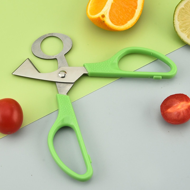 Premium Stainless Steel Quail Egg Scissors & Precision Egg Cutter Tool