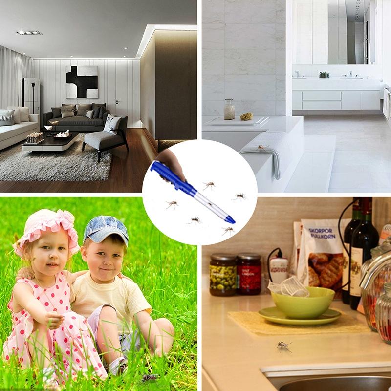 USB Rechargeable Electric Bug Catcher With LED Light Suction Trap 1
