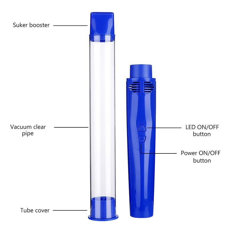 USB Rechargeable Electric Bug Catcher With LED Light Suction Trap 2