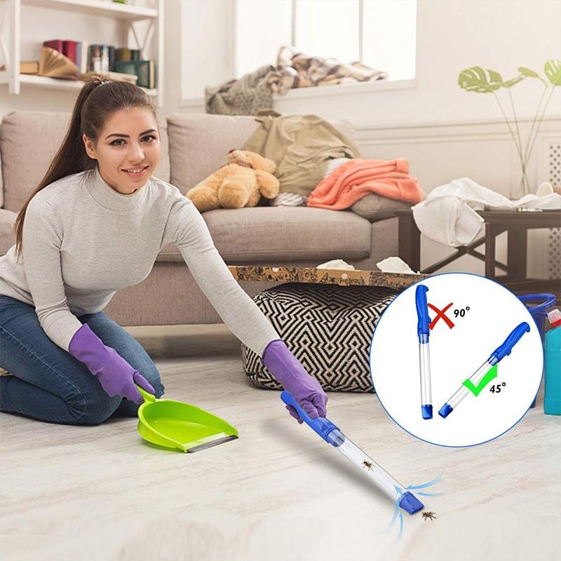USB Rechargeable Electric Bug Catcher With LED Light Suction Trap 4