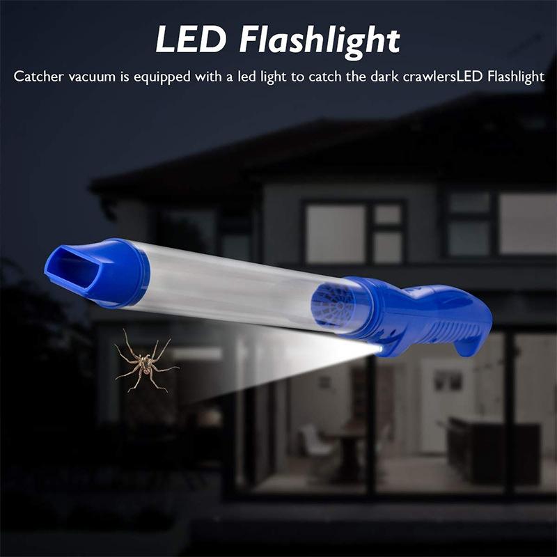USB Rechargeable Electric Bug Catcher With LED Light Suction Trap 9