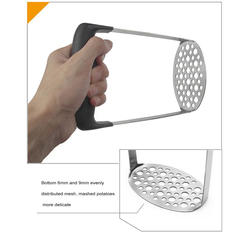Premium Stainless Steel Potato Ricer Vegetable Masher With Ergonomic Handle 6