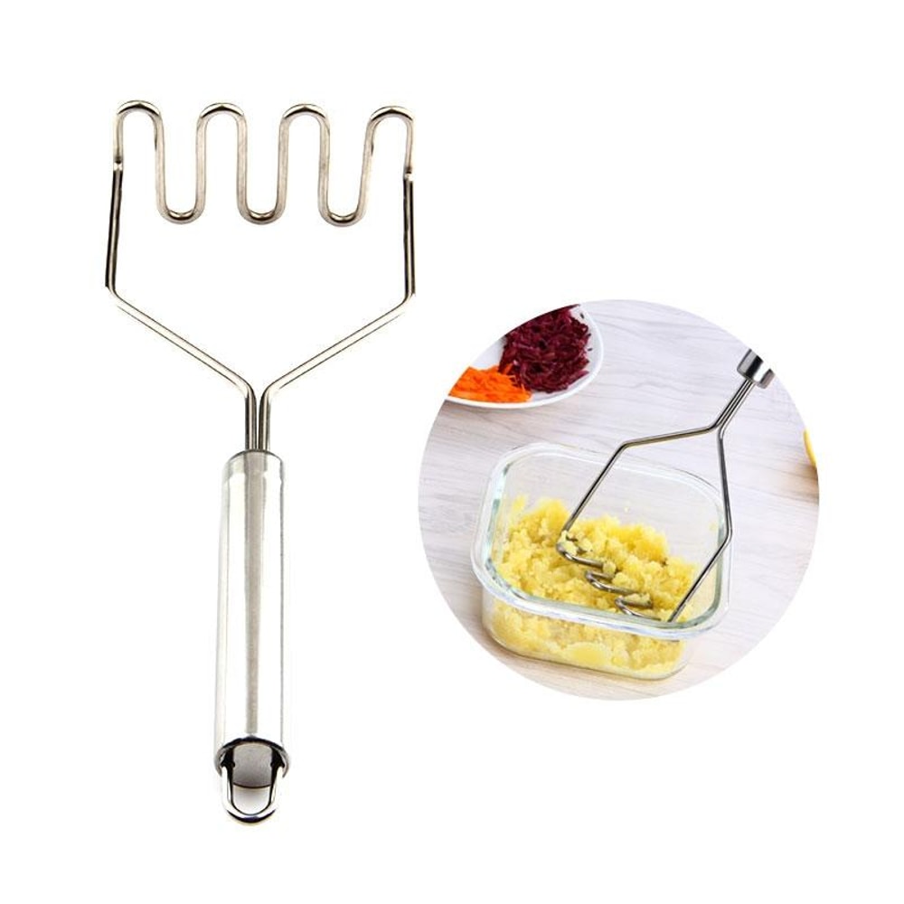 Premium Stainless Steel Potato Ricer Vegetable Masher With Ergonomic Handle 12