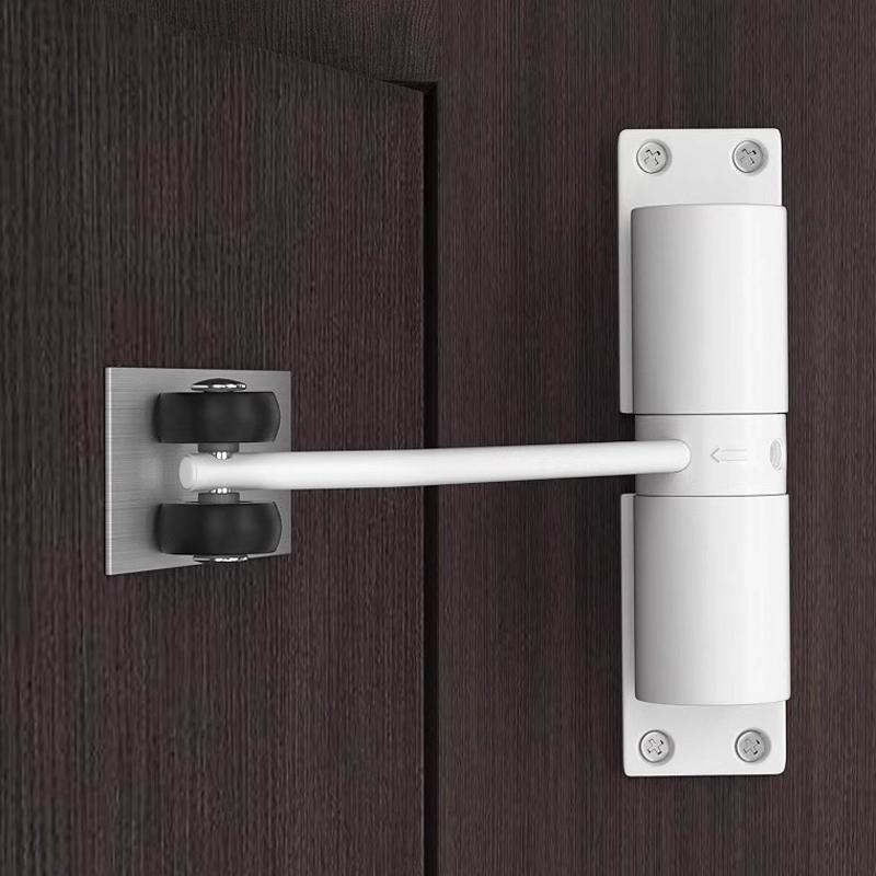 Silent Automatic Door Closer With Push Pull AntiCollision Spring 4