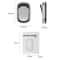 Premium Metal Invisible Car Interior Storage Hooks Adhesive Car Hooks Set 3