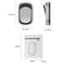 Premium Metal Invisible Car Interior Storage Hooks Adhesive Car Hooks Set 3