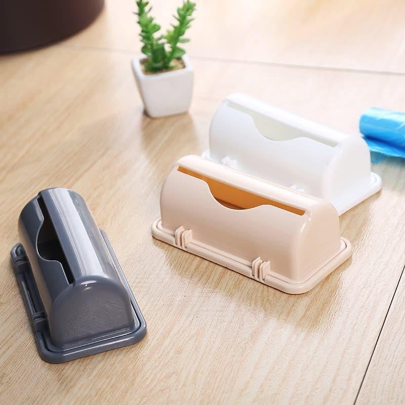 Wall Mounted Removable Garbage Bag Storage Box Space Saving Organizer