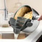 Premium Wide Mouth Silicone Pasta Strainer Colander Easy Drain Kitchen Strainer
