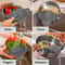 Premium Wide Mouth Silicone Pasta Strainer Colander Easy Drain Kitchen Strainer