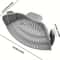 Premium Wide Mouth Silicone Pasta Strainer Colander Easy Drain Kitchen Strainer