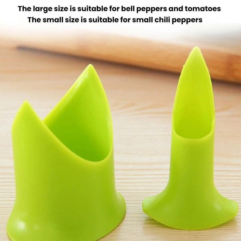 Bell Pepper Corer Easy Prep Core Seed Remover Kitchen Prep Gadget 2