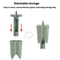 Premium Chili Corer Tool Set ABS Plastic Chili Corer Tool & Pepper Seed Remover Kitchen Prep Utensils