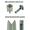 Premium Chili Corer Tool Set ABS Plastic Chili Corer Tool & Pepper Seed Remover Kitchen Prep Utensils