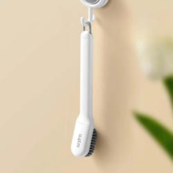premium rotatable long handle brush for shoe cleaning ergonomic soft bristle footwear care tool