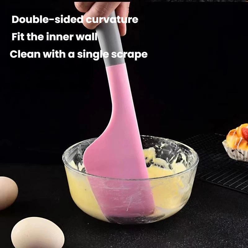 Heat Resistant Silicone Spatula Large Baking Spreader 3