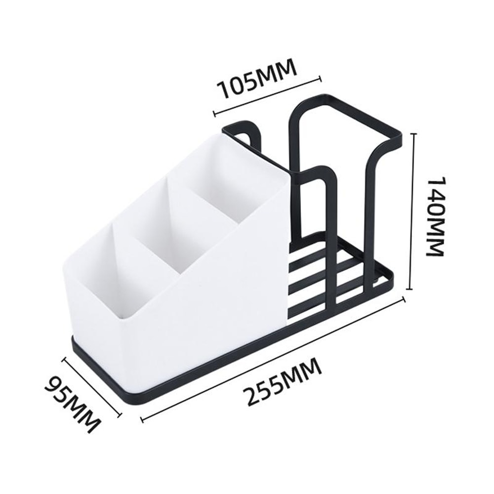 Iron Disposable Cup Holder And Coffee Station Organizer For Paper Cups And Tea Bags 7
