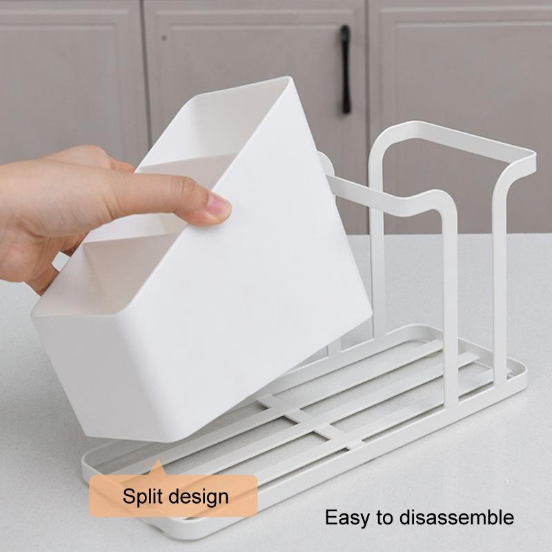 Iron Disposable Cup Holder And Coffee Station Organizer For Paper Cups And Tea Bags 2