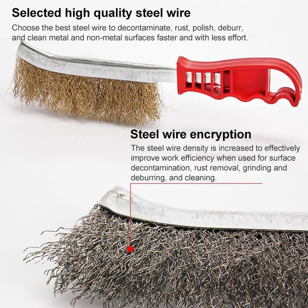 Stainless Steel BBQ Grill Brush With Angled Handle For Easy Grate Cleaning 3