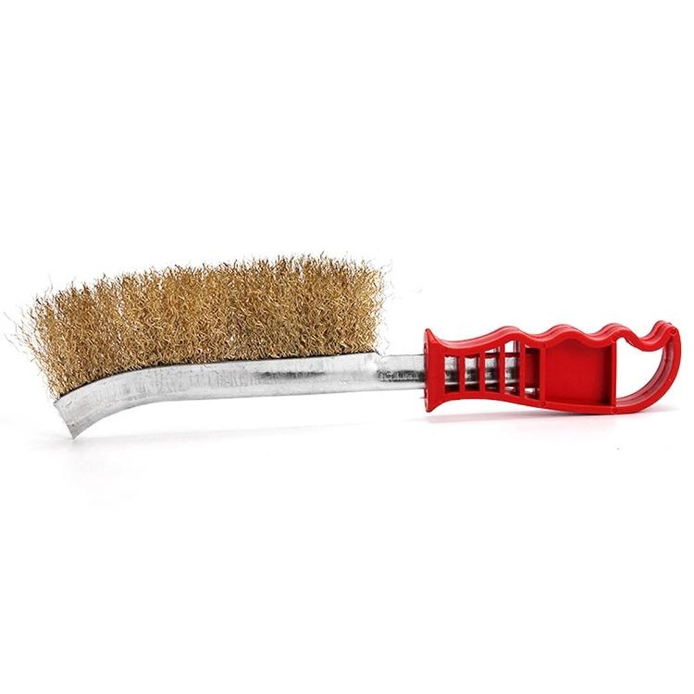 Stainless Steel BBQ Grill Brush With Angled Handle For Easy Grate Cleaning 6