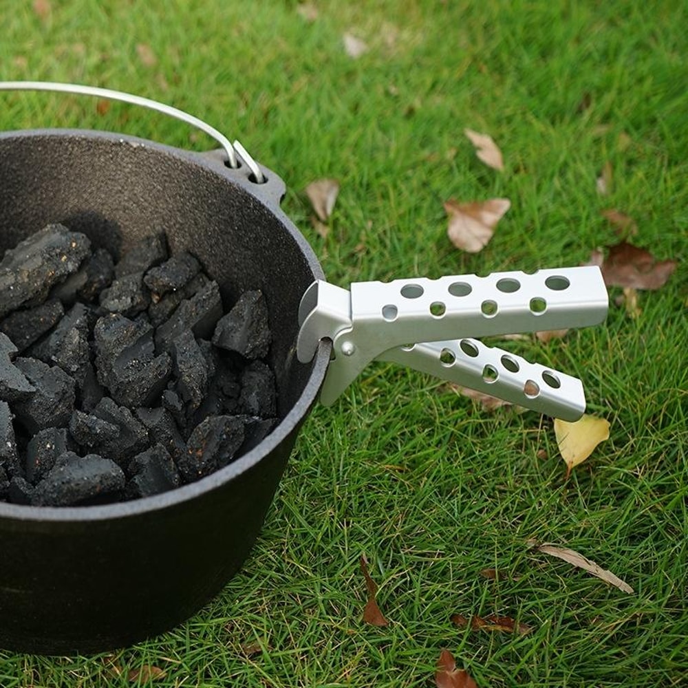 Camping Pot Tongs Aluminum Alloy Anti Scalding Pot Gripper