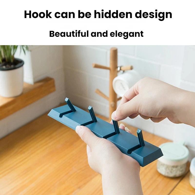 No Drill Adhesive Hooks For Walls And Doors Damage Free Storage Rack 2