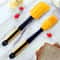 Silicone Baking Scraper And Basting Brush Set For Cakes Cream And Butter 0