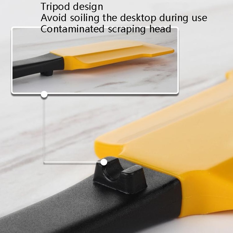 Silicone Baking Scraper And Basting Brush Set For Cakes Cream And Butter 3