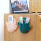Cactus No Drill Toothbrush Holder Wall Mounted Bathroom Storage Rack 6