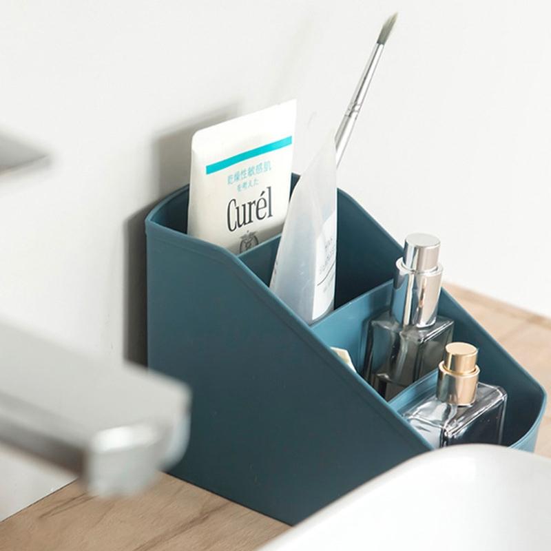 Desktop Organizer Plastic Storage Box For Stationery Office Supplies And Cosmetics 6