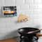 Wall Mounted Phone Holder with Hooks Self Adhesive Charging Stand
