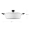 Non Stick Electric Hot Pot With Glass Lid 1