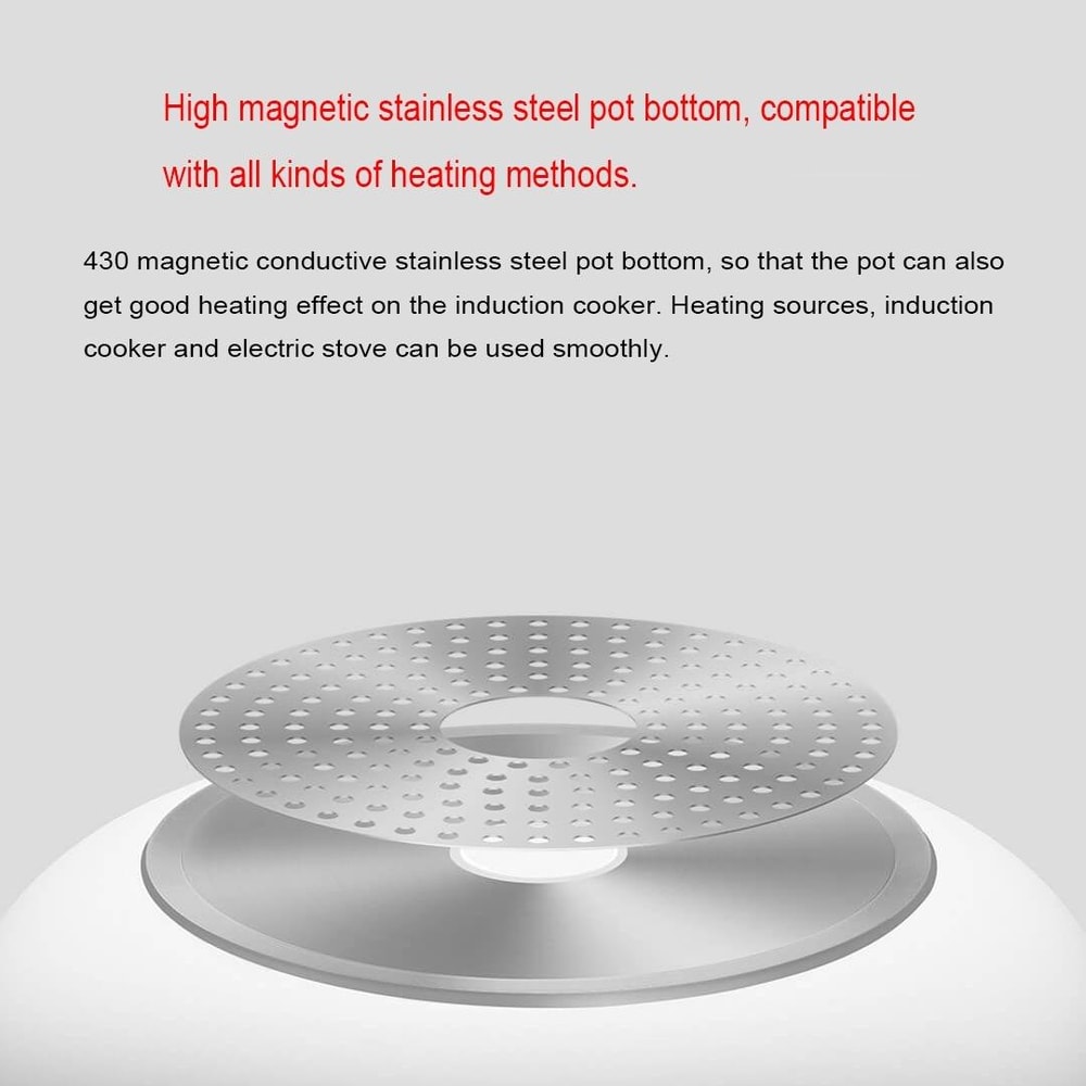 Non Stick Electric Hot Pot With Glass Lid 7