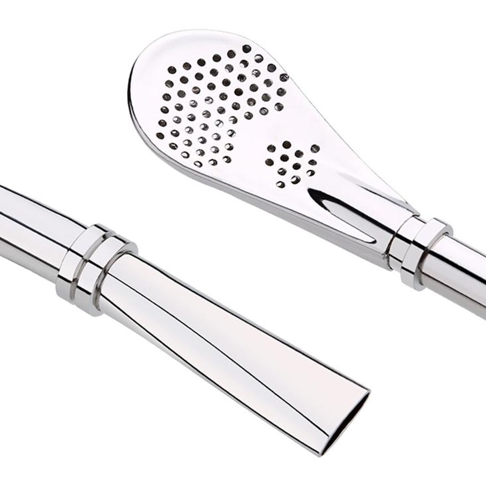 Stainless Steel Tea Filter Straw and Loose Leaf Tea Strainer Spoon