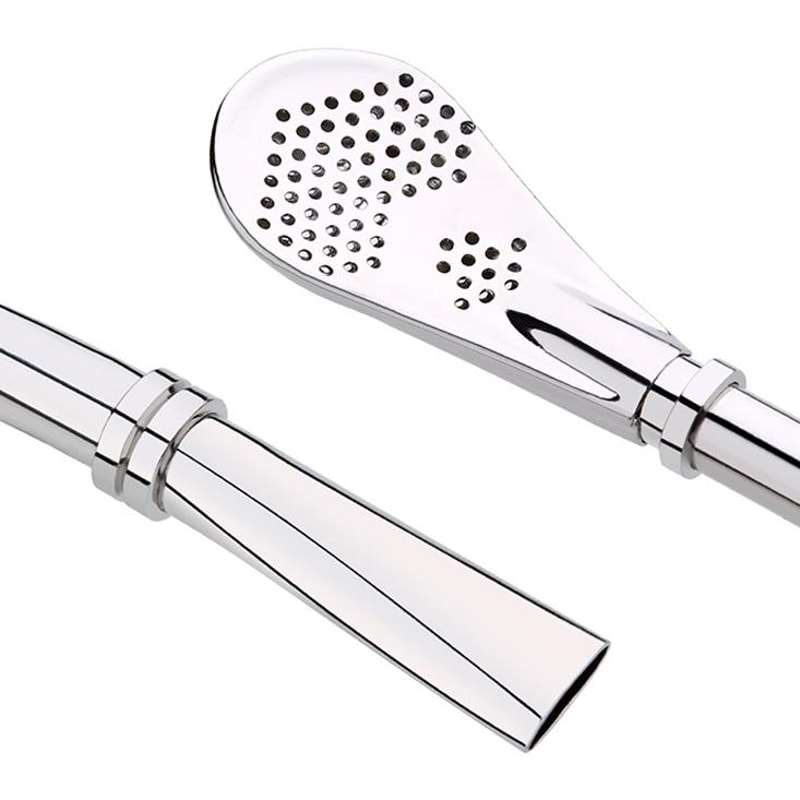 Stainless Steel Tea Filter Straw and Loose Leaf Tea Strainer Spoon