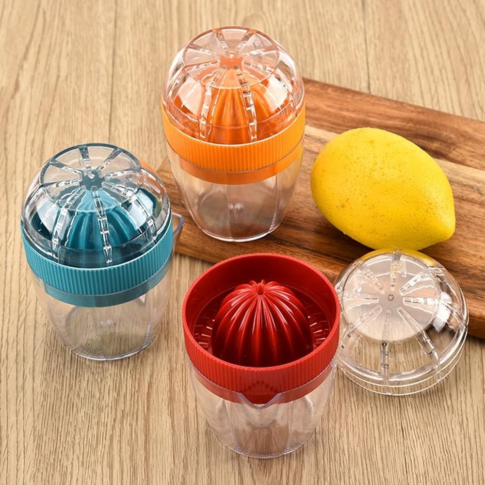 Manual Mini Lemon Juicer With Measuring Cup For Fresh Citrus Juice 6