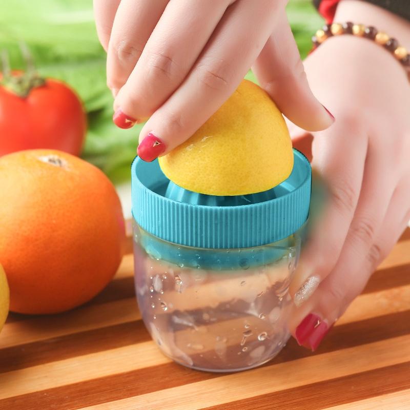Manual Mini Lemon Juicer With Measuring Cup For Fresh Citrus Juice 7