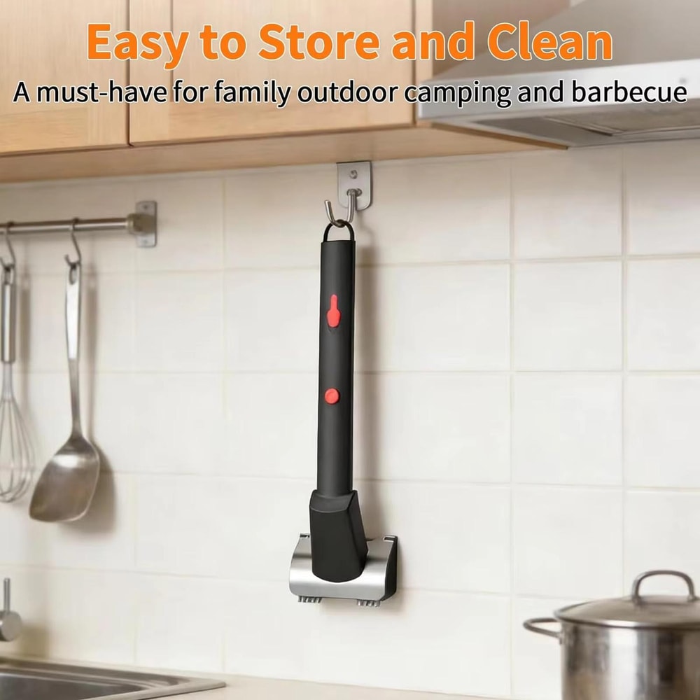 Electric Grill Brush with Stainless Steel Hard Bristles for BBQ Grill Cleaning