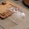 Wood Butter Dish With Glass Lid And Spreader Knife 5