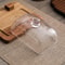 Wood Butter Dish With Glass Lid And Spreader Knife 5