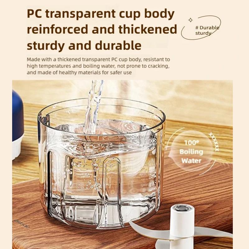 Electric Garlic Chopper Mini Food Processor 5