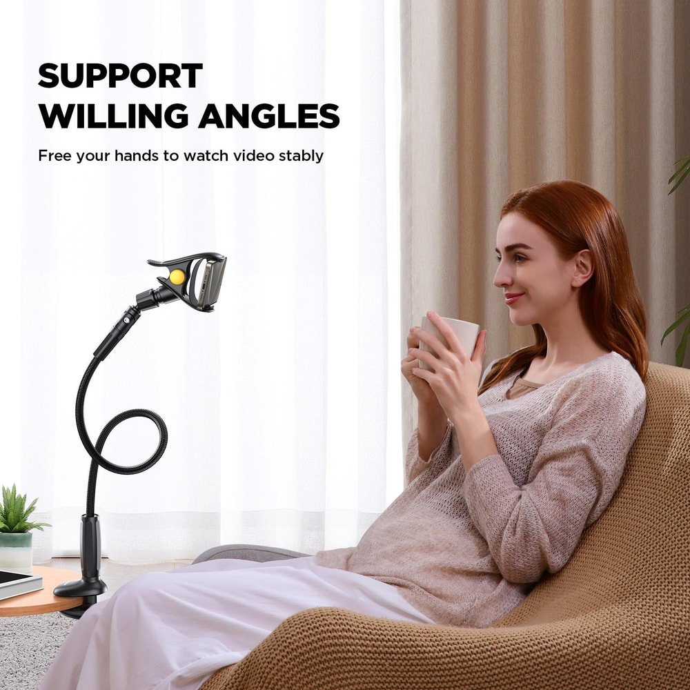 Adjustable Goose Neck Desktop Phone Holder 6