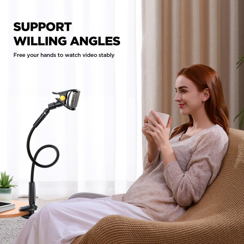 Adjustable Goose Neck Desktop Phone Holder 6